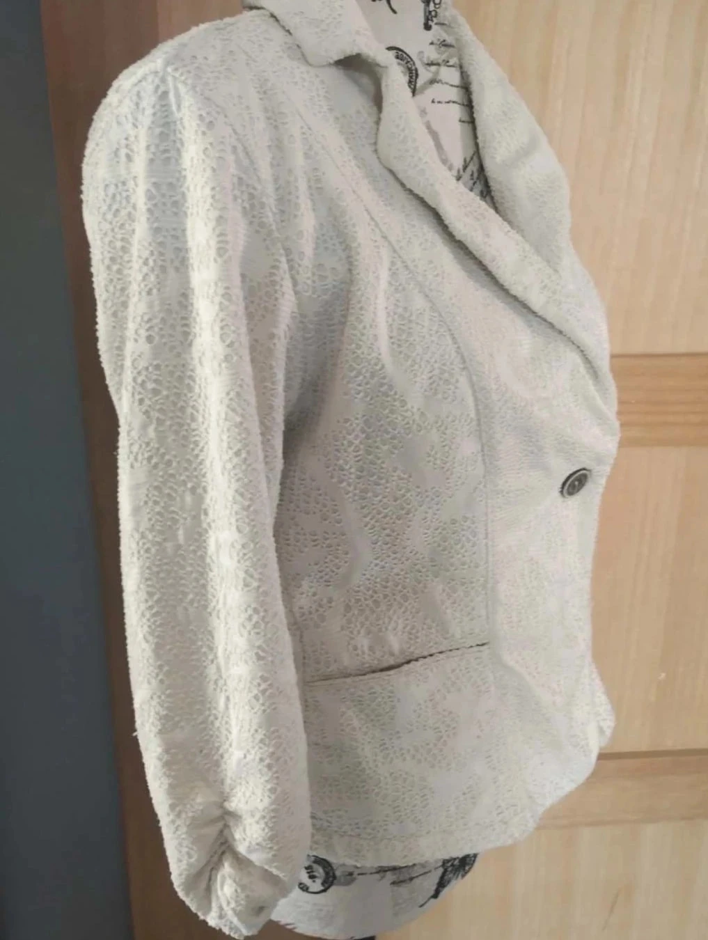 Lined lace cropped jacket, Great Land, Size 40 – photo 4